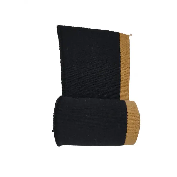 Ribana Manşet Siyah Kamel Çizgili En 85 Cm Boy 7.5 Cm 1 Adet T-568