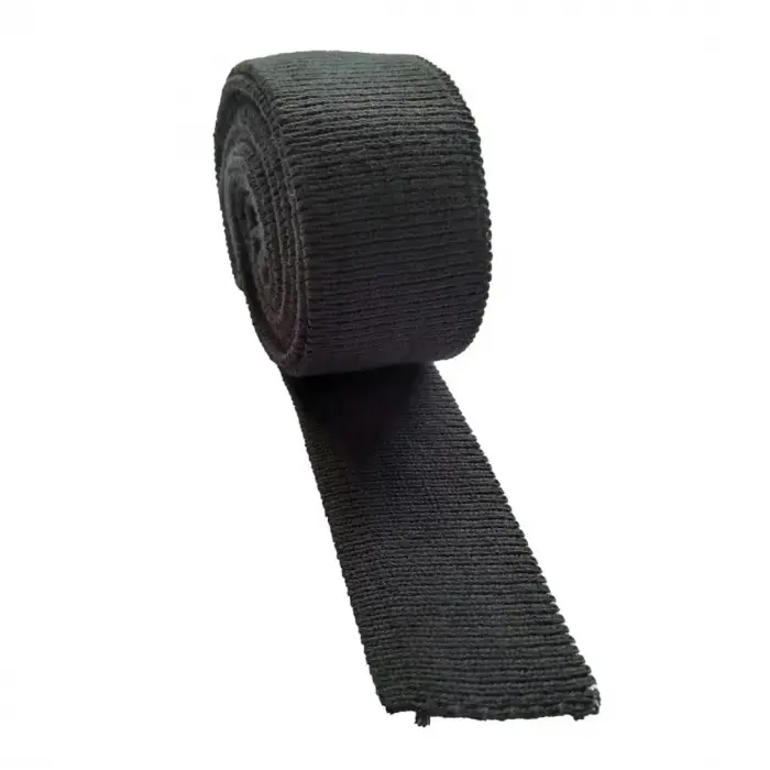 Ribana Yaka Kol Bandı – Triko Dokuma – Siyah – 1 Metre x 3 cm – 2 Adet