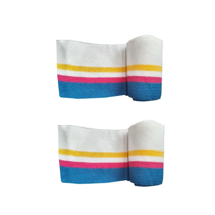 Triko Dokuma Ribana Şerit 97x7 cm Çizgili Kumaş Bant Kol Paça Manşet Onarım ve Tasarım 2 Adet T-513