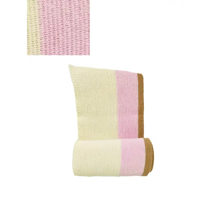 Triko Ribana Bant En 72 cm Boy 7 cm 2 Adet Kahve Pembe Bej T553