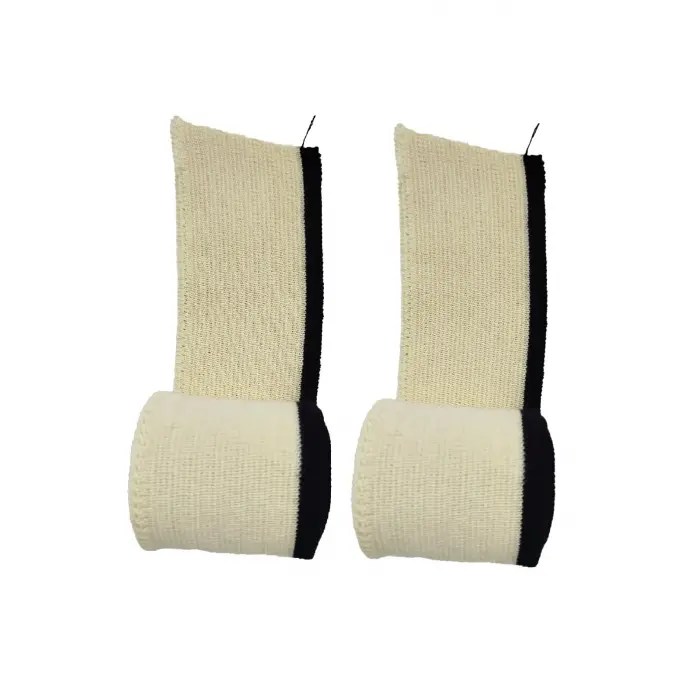 Triko Ribana Bant Eni 90 cm Boy 5 cm 2 Adet Alt Siyah Üstü Ham Pamuk T 562