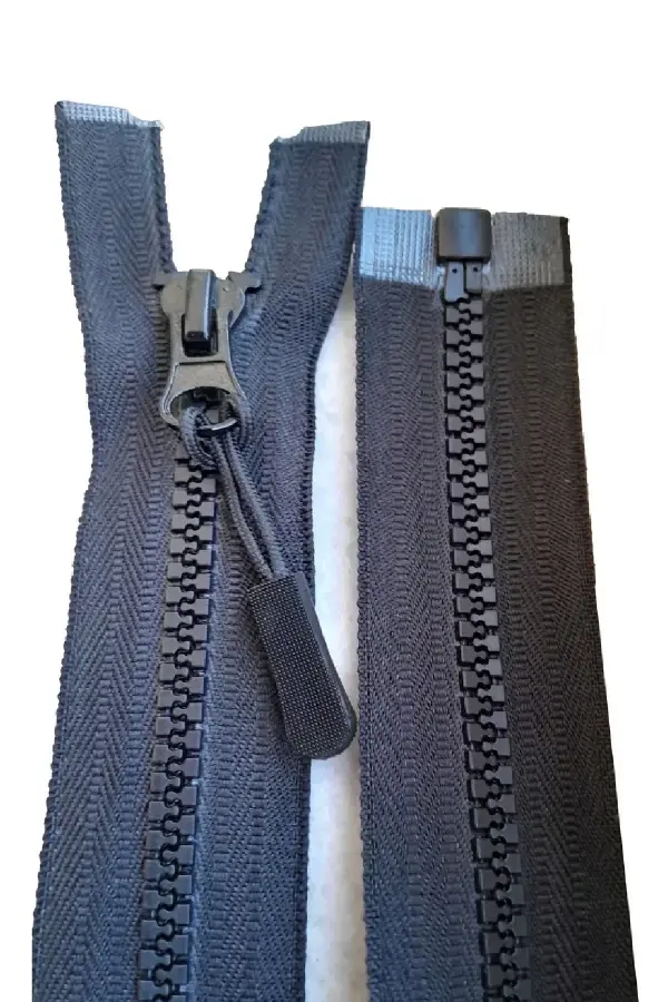 50 Santim Kemik Dişli Fermuar 1 Adet Fermuar Elcik 2 Adet