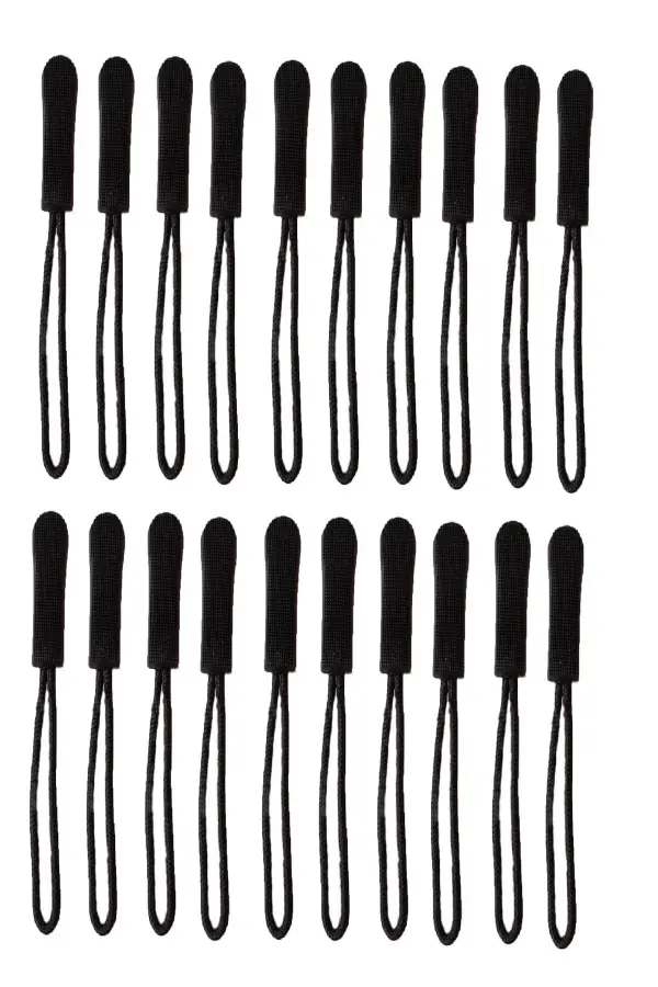 Elcik Başlığı 20 Adet Fermuar Başlığı Mont Çanta Fermuar Başlık Elciği