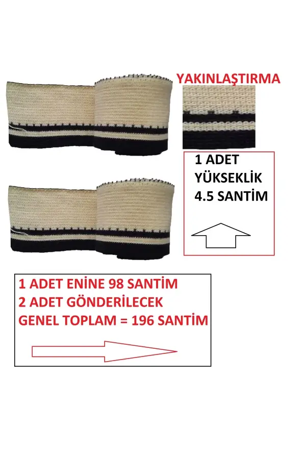 2 adet triko ribana uzun bant ölçüleri resimdedir detaylar açıklamadadır