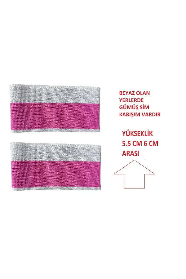 2 adet triko ribana kol manşeti ölçüleri ve detayları resimlerdedir