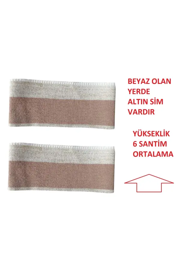 2 adet triko ribana kol manşeti ölçüleri ve detayları resimlerdedir