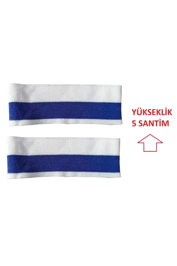 2 adet triko ribana kol manşeti ölçüleri ve detayları resimlerdedir