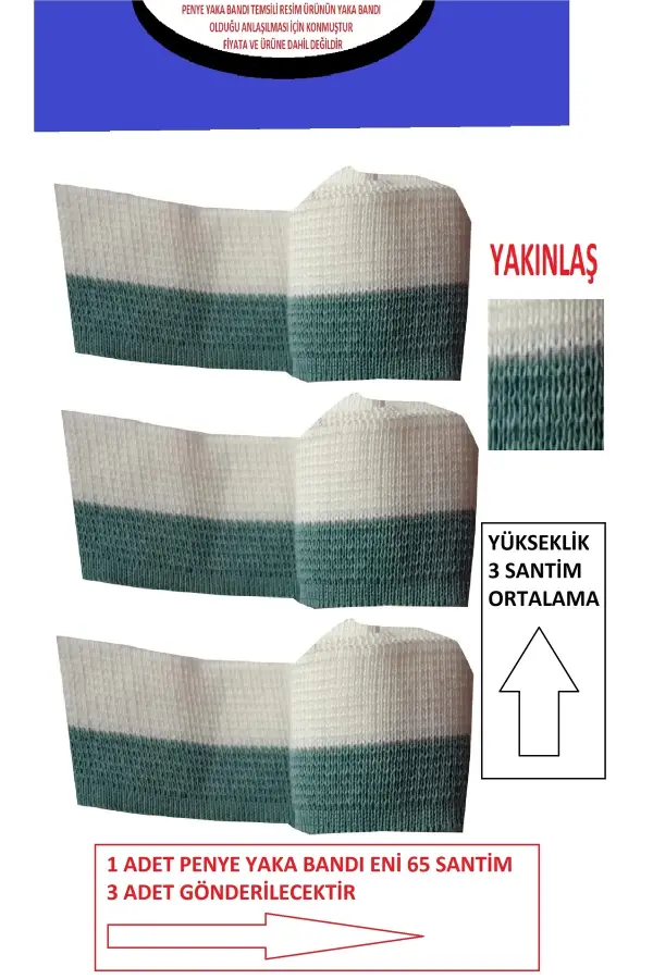 3 Adet Triko Yaka Bandı Penyeler İçin Üretilmiştir Ürünün Özellikleri Resimlerde ve Açıklamaladadır