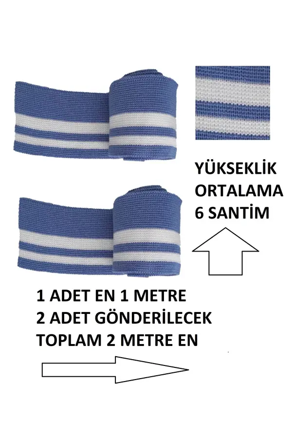 2 adet triko ribana uzun bant ölçüleri resimdedir detaylar açıklamadadır