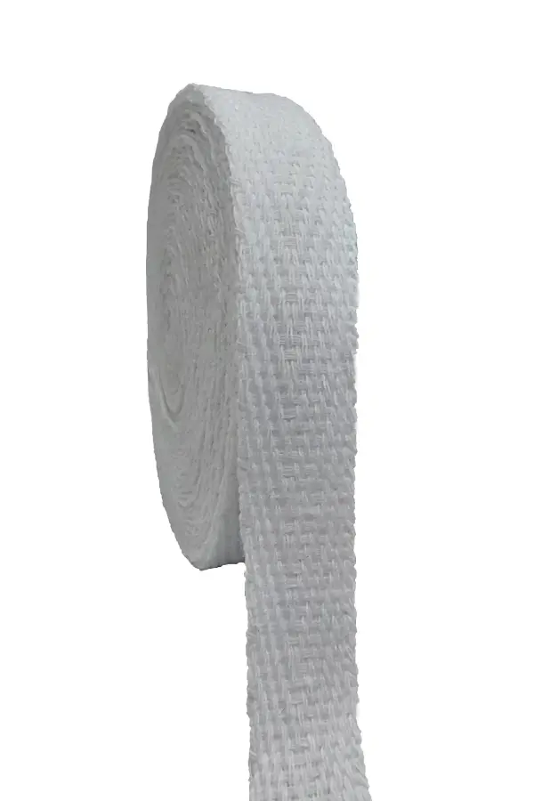 Ekstrafor Şerit Beyaz 1 cm x 20 m – Giyim Dikişlerinde Kenar Kapatma ve Bitiş İçin Pamuklu Dokuma Şerit