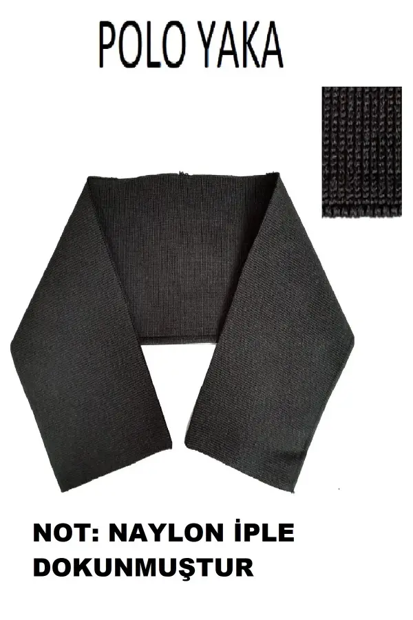 Polo Yaka Triko Ribana Kumaş Yaka Bandı 1 Adet ( Triko Dokuma ) hobi