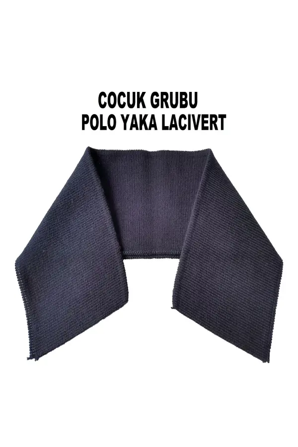 Çocuk Polo Yaka Triko Ribana Kumaş Yaka Bandı 1 Adet ( Triko Dokuma ) hobi