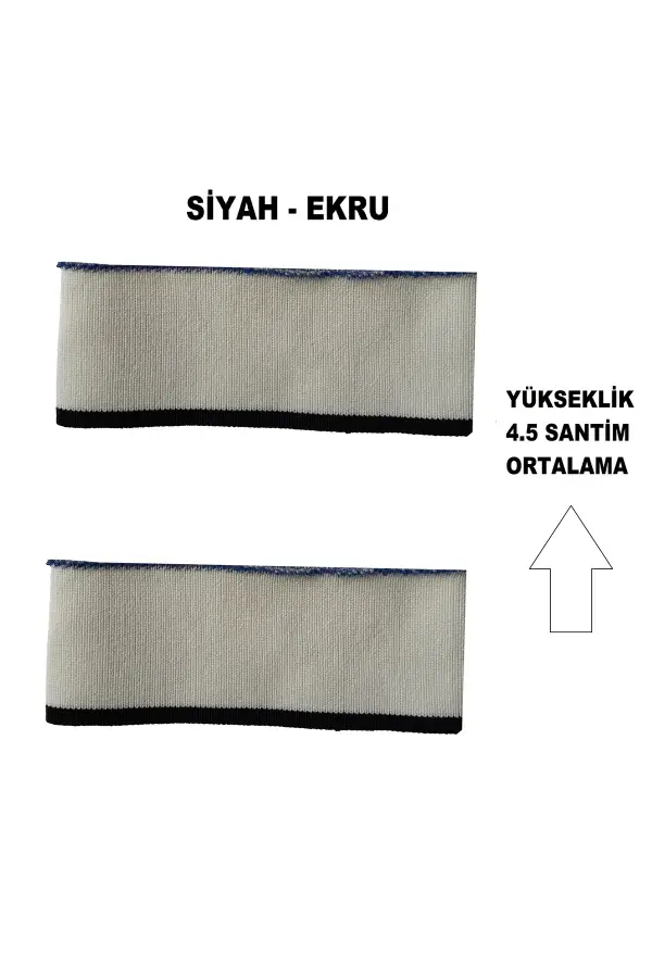 2 adet triko ribana kol bandı manşeti