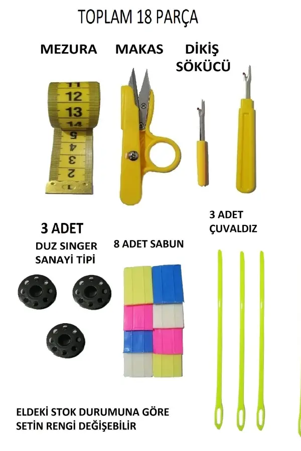 hobi makas mezura terzi seti paketi