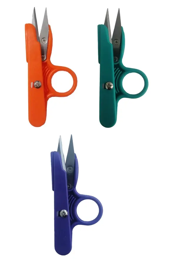 3 adet çıt çıt makası terzi makası ip temizleme makası