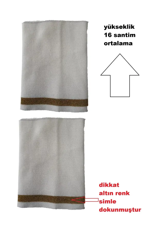 2 Adet Triko Dokuma Kol bandı Hobi Malzemesi Kol Boyu Uzatıcı