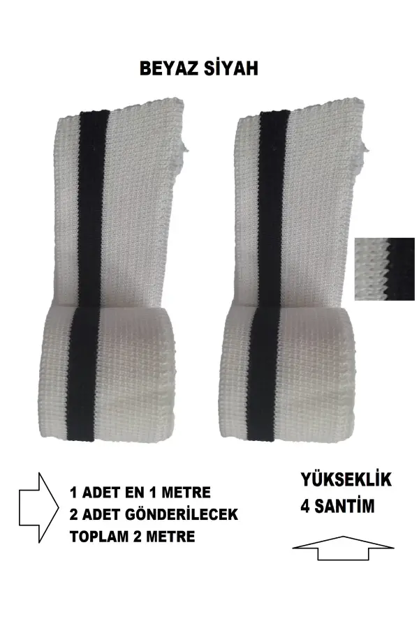 Ribana Kumaş (TRİKO DOKUMA) Çizgili hobi Tasarım Malzemesi Ribana Uzun Şerit Bant (2 ADET)