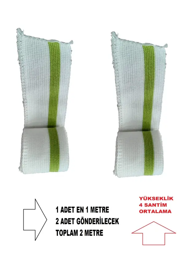 Ribana Kumaş (TRİKO DOKUMA) Çizgili hobi Tasarım Malzemesi Ribana Uzun Şerit Bant (2 ADET)