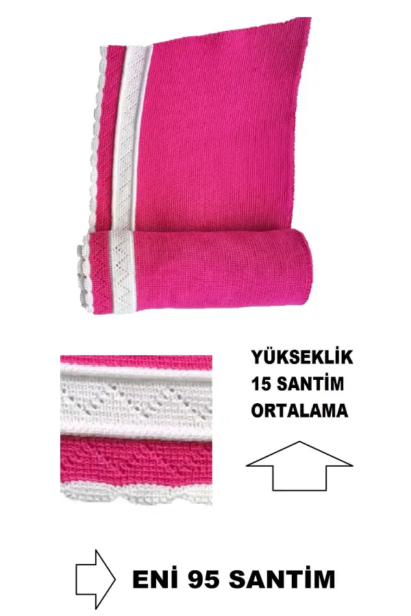 Ribana Kumaş (TRİKO DOKUMA) Hobi Tasarım Malzemesi Ribana Uzun Şerit Bant ( 1 Adet)