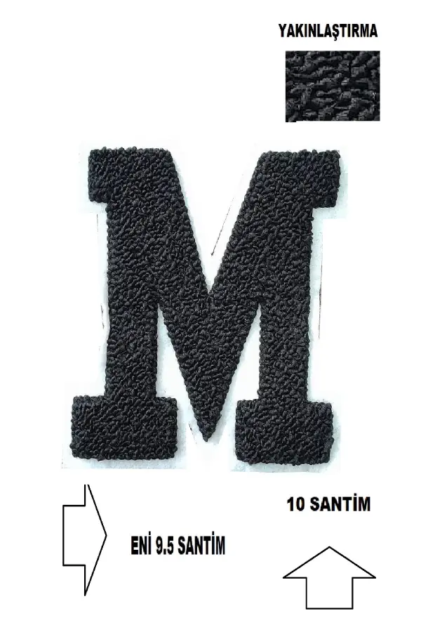 arma yama nakış kiti kolej ceketi için dikişle dikilebilir hobi tasarım malzemesi  ( 2 adet )