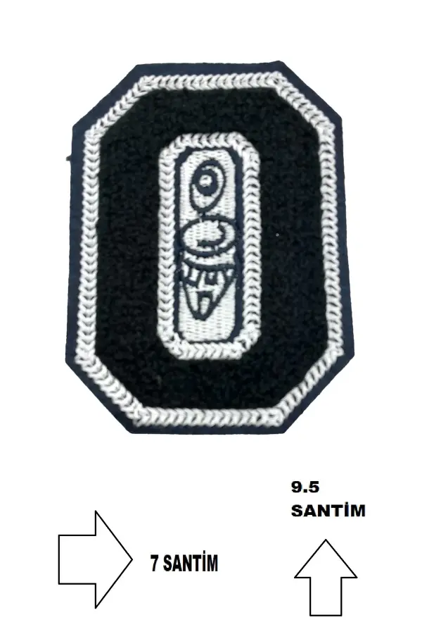 arma yama nakış kiti kolej ceketi için dikişle dikilebilir hobi tasarım malzemesi ( 2 adet )