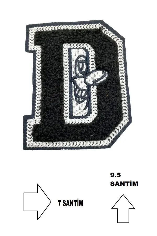 arma yama nakış kiti kolej ceketi için dikişle dikilebilir hobi tasarım malzemesi ( 2 adet )