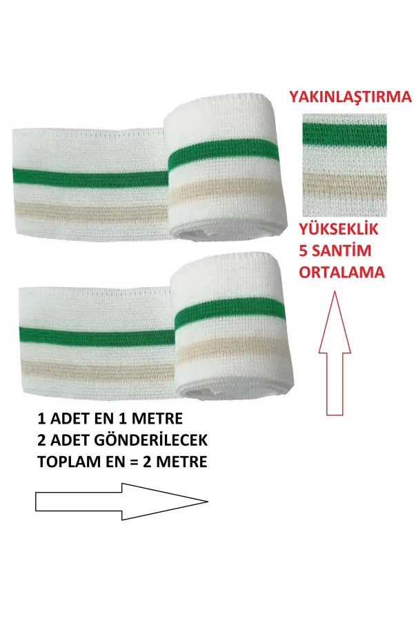 2 adet triko ribana uzun bant ölçüleri resimdedir detaylar açıklamadadır