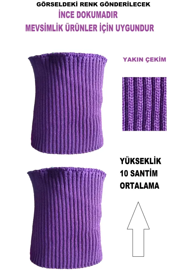 2X1 fitilli triko dokuma kol bandı manşeti hobi tasarım malzemesi