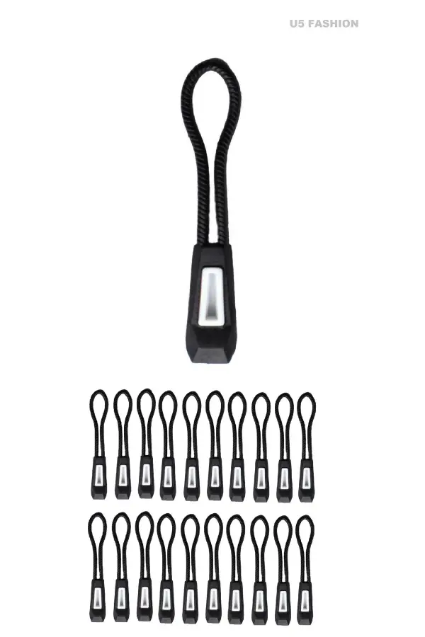 20 Adet Fermuar Elcik Fermuar Çekme İpi Fermuar Ucu