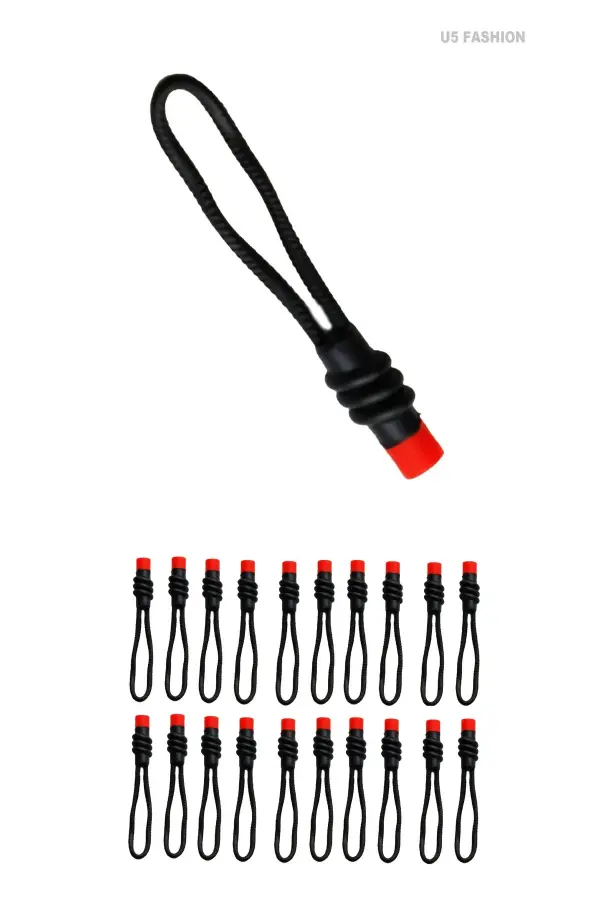 20 Adet Fermuar Elcik Fermuar Çekme İpi Fermuar Ucu