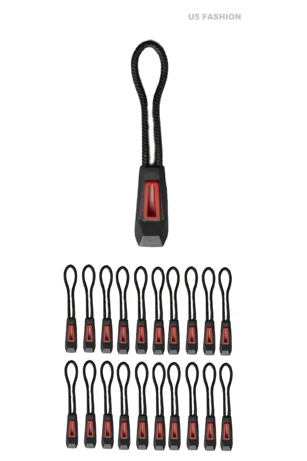 20 Adet Fermuar Elcik Fermuar Çekme İpi Fermuar Ucu