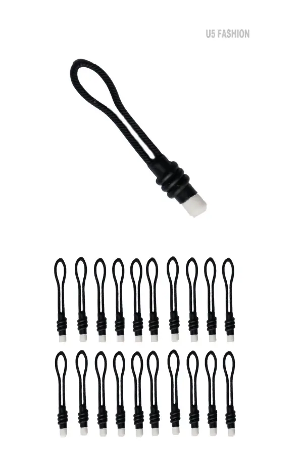 20 Adet Fermuar Elcik Fermuar Çekme İpi Fermuar Ucu