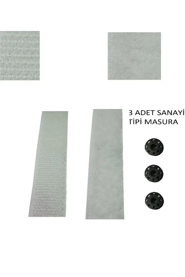 cırt cırt bant dikilebilir tamir bandı tek taraflı 2 santim genişlik 3 metre boyu ( MASURA hediye )