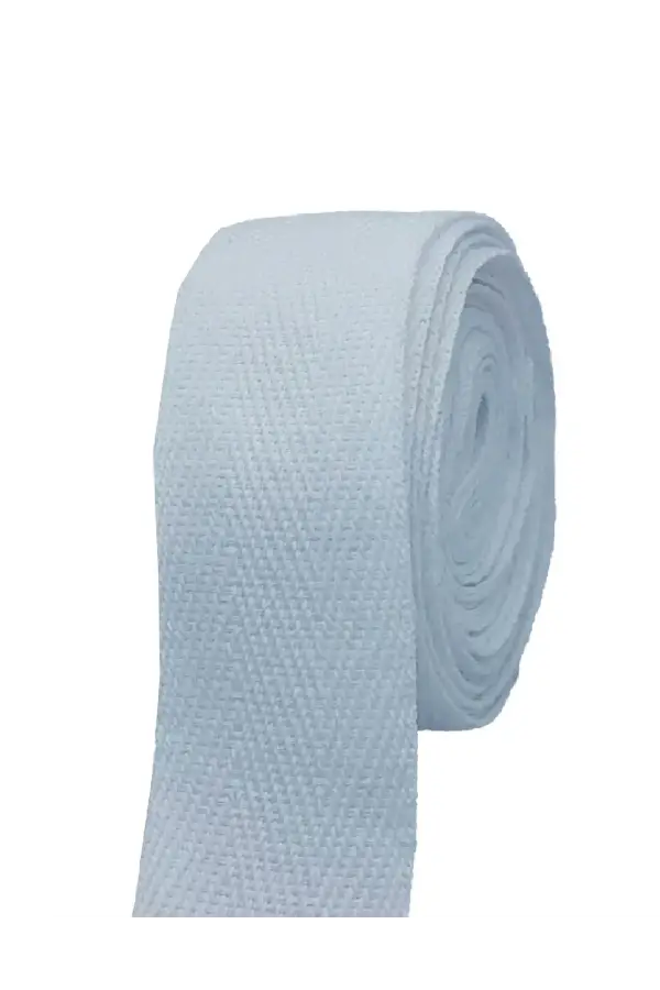 Ekstrafor Beyaz Şerit 3 cm – 5 Metre Balıksırtı Dar Dokuma