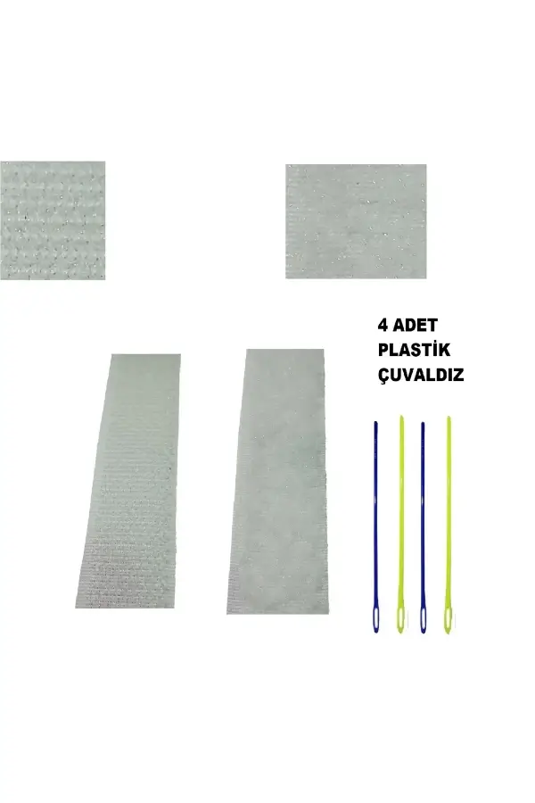 Genişlik 3 Santim Cırt Cırt Dikilebilir Tek Taraflı Tamir Bandı 3 Metre Boyu ( Çuvaldız Hediye )