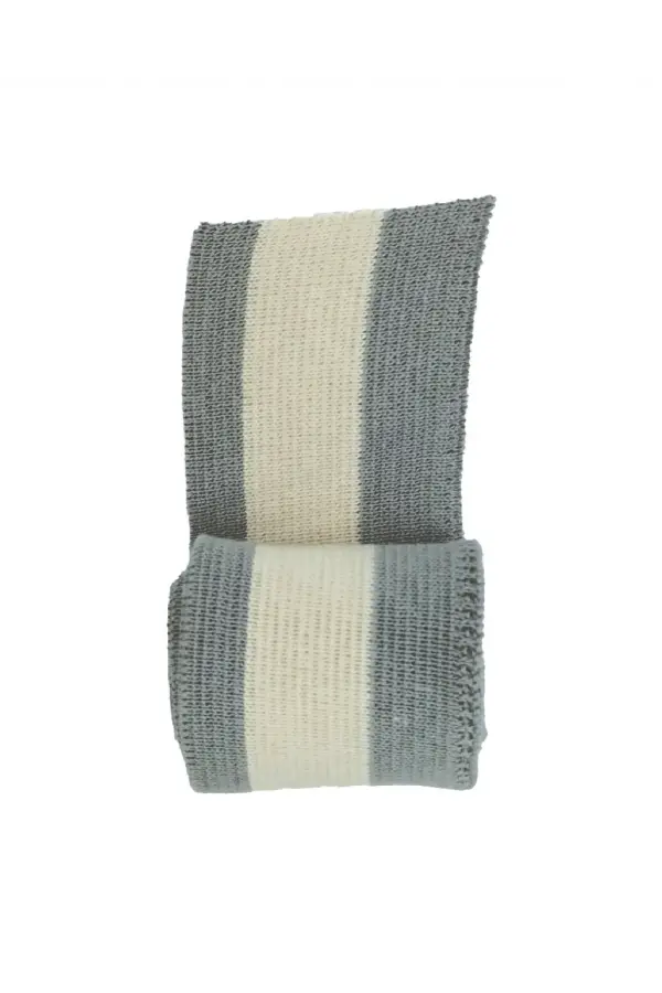 Ribana Bant Triko Dokuma 90x4.5 cm Gri Ham Bej Ortası 1 Adet t504