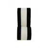 Triko Dokuma Ribana Bant Siyah Beyaz Çizgili Kumaş 88x4.5 cm Kol Ucu Paça Kenar Onarım Hobi Tasarım 1 Adet T505