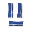 Ribana Manşet En 70 cm Boy 4.5 cm 3 Adet Mavi Beyaz Çizgili T551