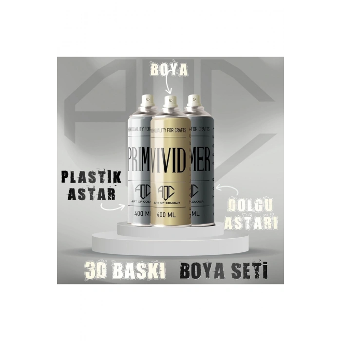 Art0fColour 3D Baskı Astar Seti (Tam Paket) – Eksiksiz Hazırlık Çözümü