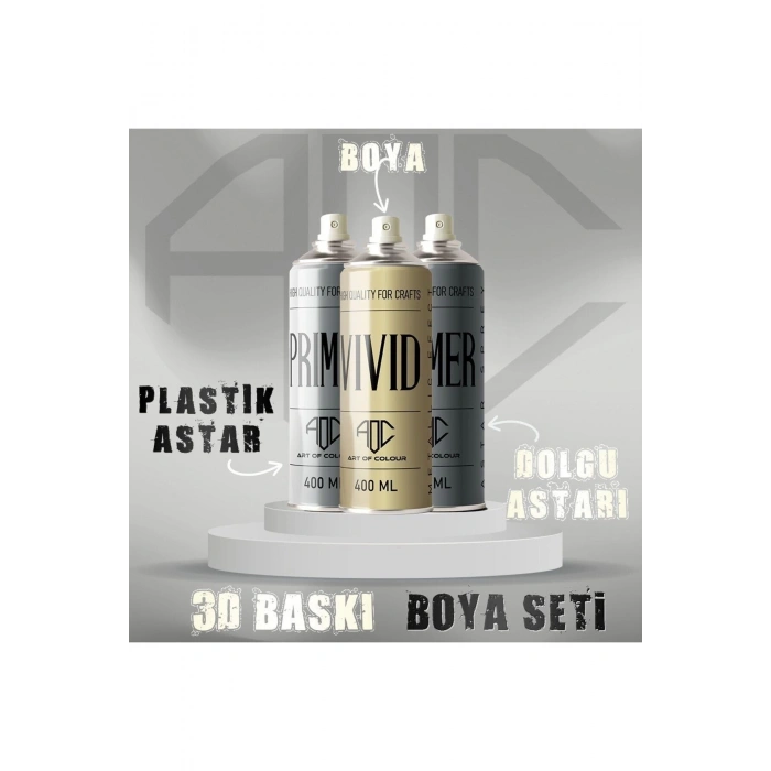 Art0fColour 3D Baskı Astar Seti (Ekonomik Paket) – Uygun Fiyatlı Çözüm