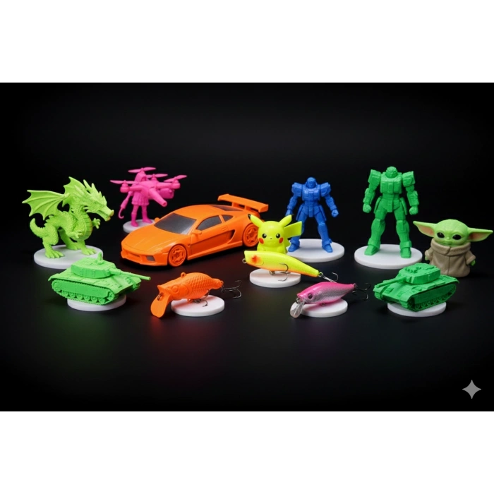 Art of Colour Fluorescent 1K Bazkat Boya – Airbrush Uyumlu Floresan Renkler