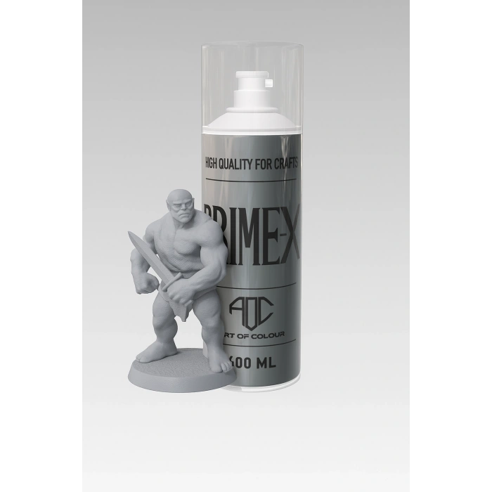 PRIME-X 3D Baskı Sprey Dolgu Astarı 400ml – Açık Gri