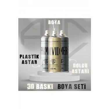 Art0fColour 3D Baskı Astar Seti (Ekonomik Paket) – Uygun Fiyatlı Çözüm