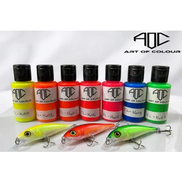 Art of Colour Floresan UV 1K Bazkat Boya – Airbrush ve Rapala Boyası