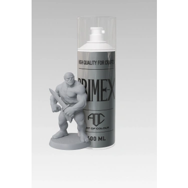 PRIME-X 3D Baskı Sprey Dolgu Astarı 400ml – Açık Gri