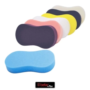 BEFAR 12103 EL TİPİ POLİSAJ SÜNGERİ SİYAH 145*25mm
