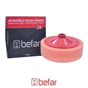 BEFAR APLİKATÖRLÜ POLİSAJ SÜNGERİ 24022 TURUNCU 150*45mm
