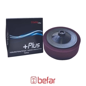 BEFAR APLİKATÖRLÜ POLİSAJ SÜNGERİ 52407  BORDO 150*45mm