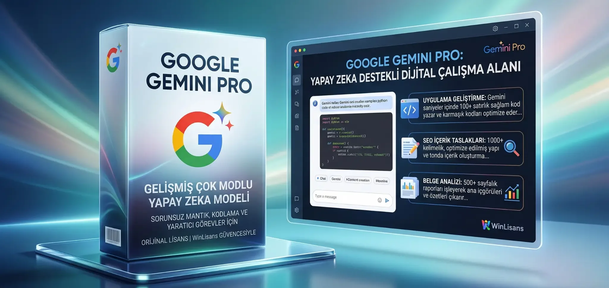 Google gemini pro lisans