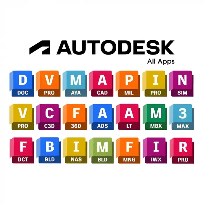 Autodesk Tüm Uygulamalar - Ticari Lisans (1 Yıl)